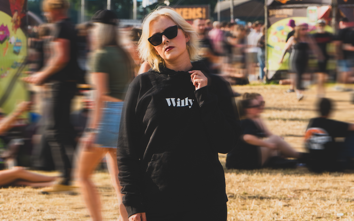 Willy - Hoodie - Zwart - Maat S - afbeelding 1