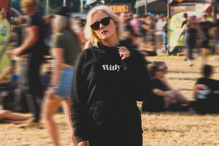 Willy - Hoodie - Zwart - Maat XL - afbeelding 1