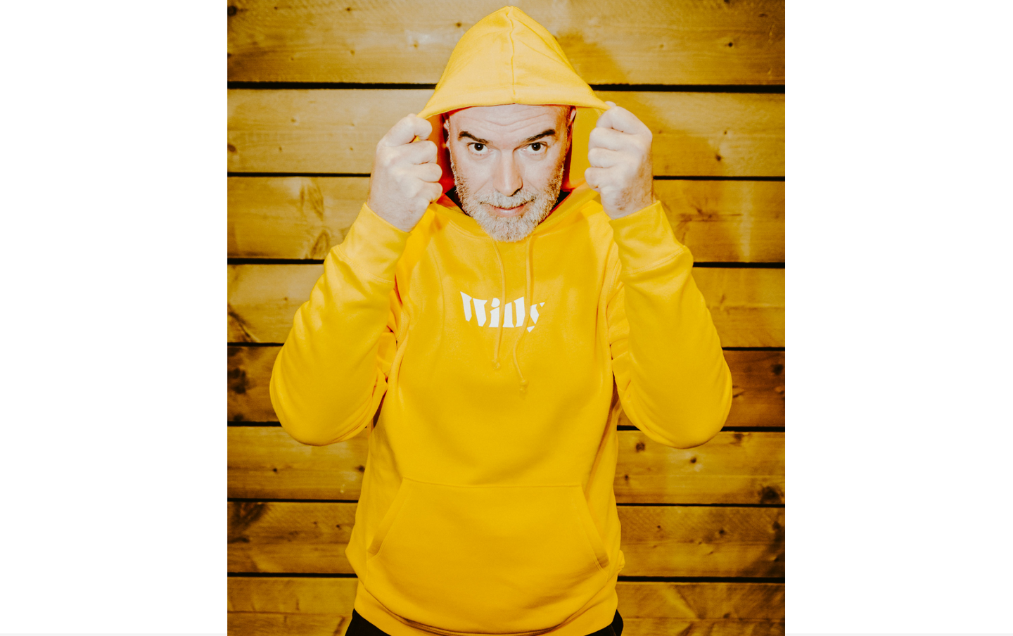 Willy - Hoodie - Geel - Maat L - afbeelding 2